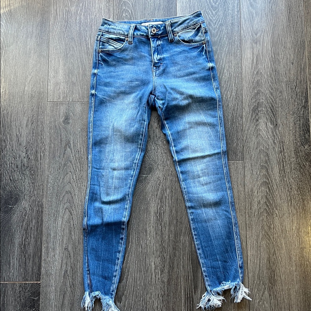 KanCan Distressed Blue Skinny Jeans